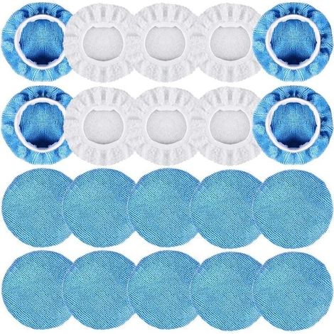 20 bonnets de polissage 125 mm-150 mm – bonnets de polissage élastiques pour polisseuses automobiles (1/4)