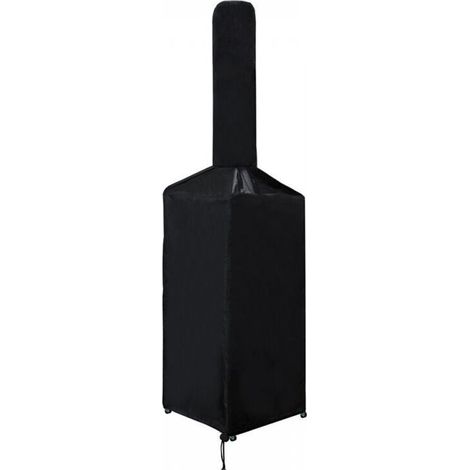 Housse de protection noire pour four à pizza d'extérieur, imperméable et anti-poussière, coupe-vent et anti-poussière (1/5)