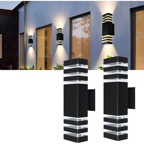 1 applique a LED quadrata da 15 pollici, 14W, luce bianca diurna 4000K, corpo in alluminio, impermeabile IP65, ideale per case, patii e garage. (1/5)