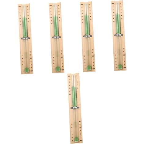 5 Stück Wooden Sauna Timer Minuten Sanduhr Aus Holz Für