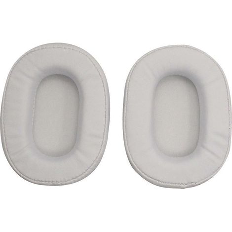 Coussinets d'oreille de rechange blancs pour casques audio MSR7, M50X, M40X et SX1. (1/4)