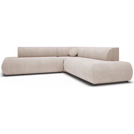 Selsey Armone - Ecksofa mit Schlaffunktion, L-Form, Hellbeige, 265 cm - links (1/5)