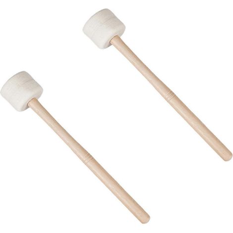 Baguettes de batterie en feutre, grosses baguettes, marteau (2 pièces) ( ) (1/4)