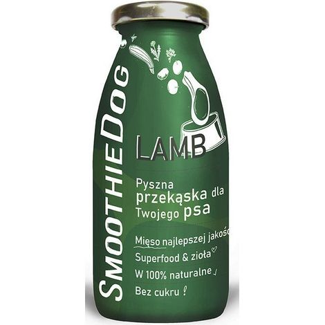 SMOOTHIE DOG - En-cas liquide sain pour chiens 250 ml - Agneau 250 ml