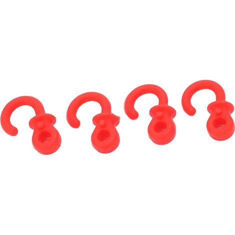 Amortisseur de corde d'arc à poulies Monkey Tail, stabilisateur de corde, absorbeur de chocs pour l'entraînement en extérieur, rouge. (1/5)