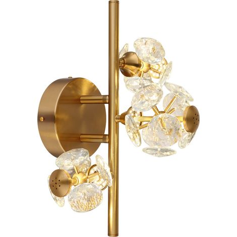 Globo - aplique de pared - VIRINA - dorado - vidrio - lámpara de (1/5)