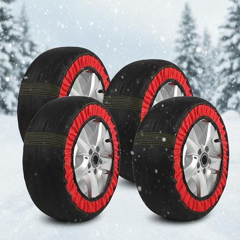 4PCS Chaussettes Neige Textiles, Traction Glace, Montage Rapide, Audi Q8 4M (1/5)