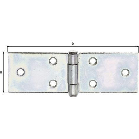 Tischband 32x101mm Stahl roh galv. gelb verz. GAH (1/3)