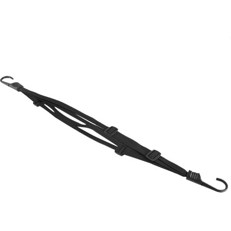 Corde élastique rétractable pour casque et bagages moto BSDDP, sangle réglable avec 2 crochets (1/5)