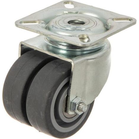 Roulettes pivotantes doubles TENTE 2970PJP050P40