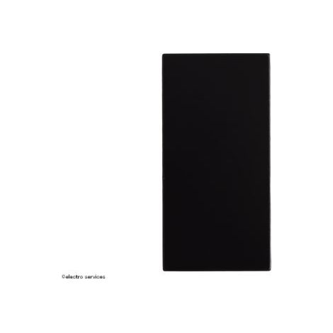 Enjoliveur interrupteur Hager Gallery 1 module Finition: Noir