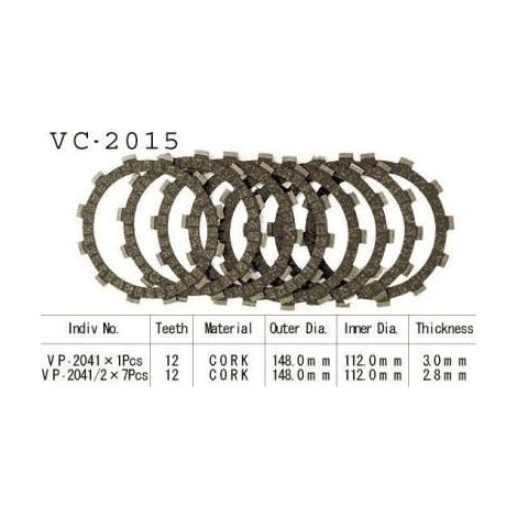 Motore e pezzo motore Kyoto wr 400 f kit frizione durevole