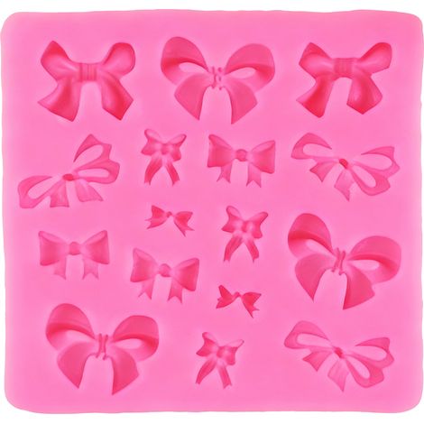 Moule nœud décoration outil ceinture boucle DIY moule à gâteau pour pâtisserie fondant cupcake en silicone 02 - polyvalent (1/5)