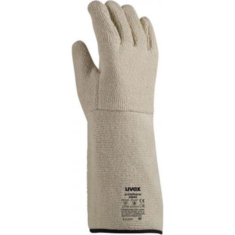 Paire gants anti-chaleur Profatherm XB40 UVEX 60595 - Beige - 11 (2XL)
