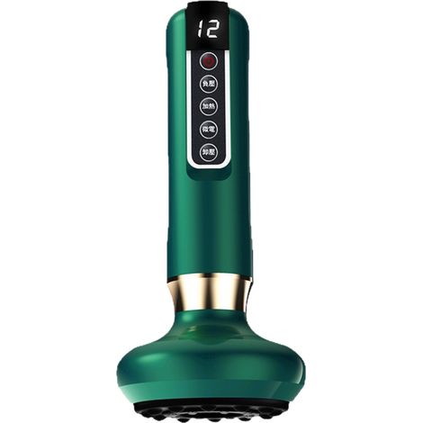 Appareil de grattage électrique, appareil de ventouses rechargeable, appareil d'aspiration pour le nettoyage des méridiens, instrument portatif domestique, pierre Bian.