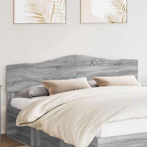 Tête de lit-Panneau de lit Gris Sonoma 180 cm Bois d'ingénierie 264587 (1/5)