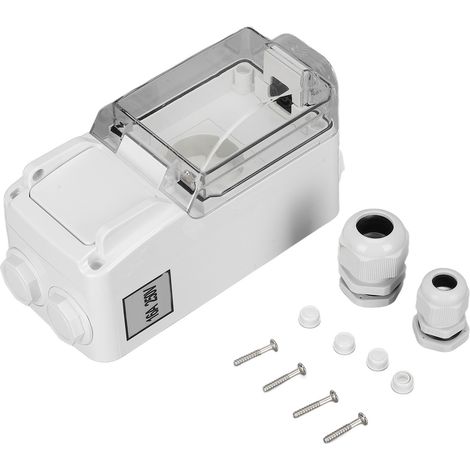 IP66 wasserdichte Steckdose mit ABS-Gehäuse, Kippschalter-Kombination, französischer Standard, 250 V, 16 A (1/5)
