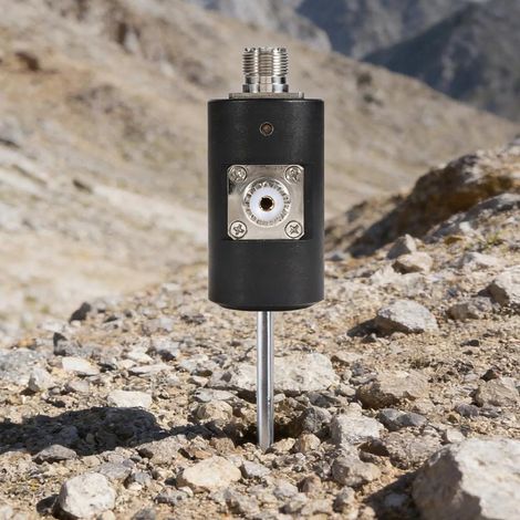 GP-Antennenfuß mit Erdungsstab und Bananensteckern, tragbarer Stativadapter, kompatibel mit Erdungssystem (1/5)