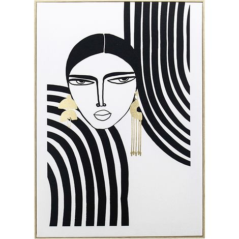 Signes Grimalt Frauen Bilder Bilder  Rechteckiger schwarzer Tisch - 70x50x3cm