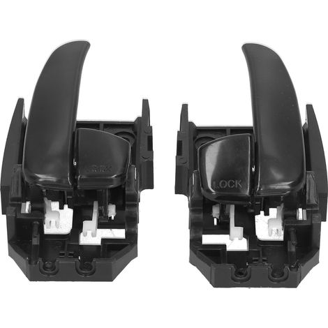 Poignée De Porte Intérieure - ABS - Pour Hyundai Elantra 2001-2006 - Droite Et Gauche - Lot De 2 (1/5)