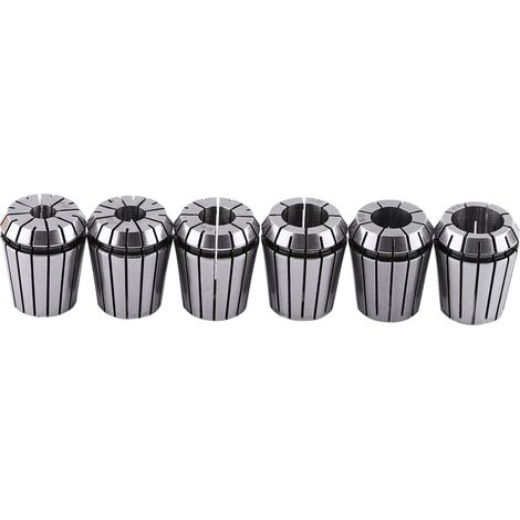 Jeu de 6 pinces à ressort ER32 pour machines de gravure CNC et tours de fraisage, 10-20 mm (1/5)