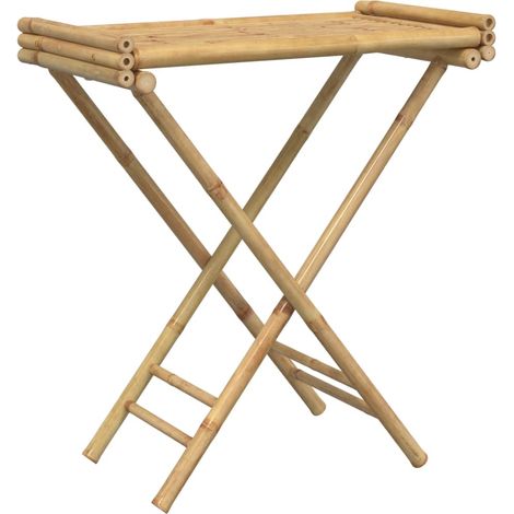 Folding Tray Table 70.5x42.5x80 cm Bamboo vidaXL