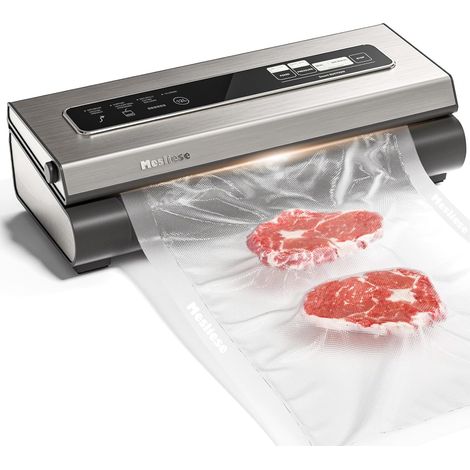 Machine de mise sous vide alimentaire 90Kpa compacte modes sec et humide Argent (1/5)