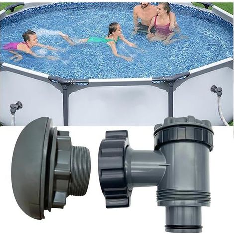 Vanne piston marche/arrêt avec tamis, rechange piscine hors-sol et pompe filtration (A) (1/5)