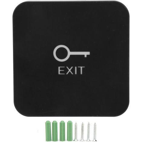 Bouton de sortie de porte tactile DC12V NO COM NC Haute sensibilité pour système de contrôle d'accès (1/5)