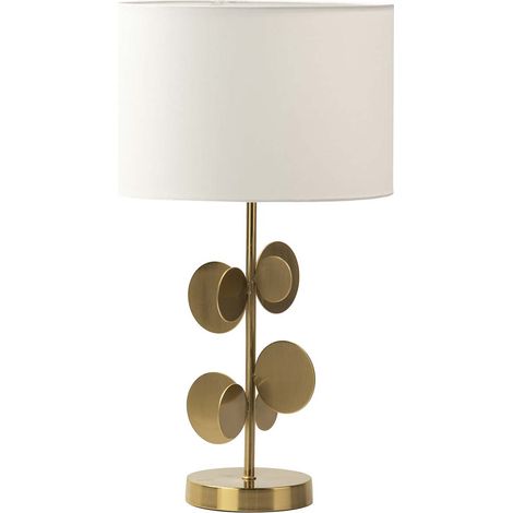 Lampe de table en métal doré 30 x 30 x 52 cm (1/2)