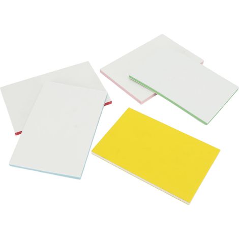 Ensemble de 6 blocs de gravure en caoutchouc, tampons en caoutchouc double face colorés à quatre coins pour la gravure de cartes postales. (1/5)