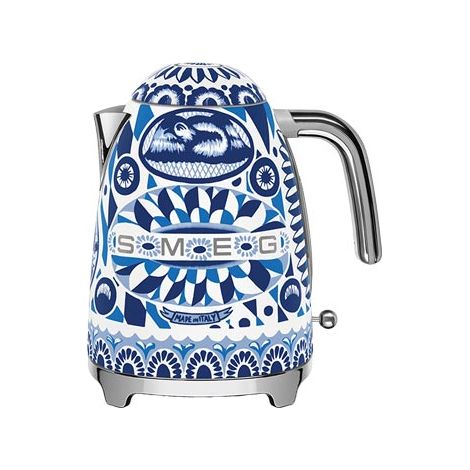 Smeg Wasserkocher 50s Style Dolce & Gabbana Blu Mediterraneo, KLF03DGBEU, Sonderedition