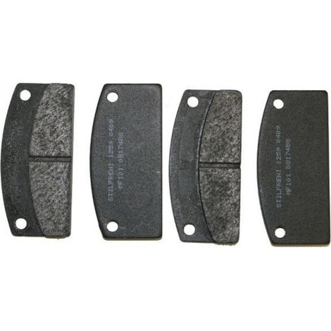 PLAQUETTES DE FREIN ARRIERE - MICROCAR VIRGO 3 MC1 MC2 1ER MONTAGE, JDM TITANE 3 (1/2)