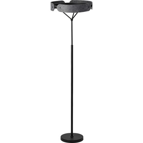 OSRAM Lampadaire LED DECOR Curve Felt 33W 3000K avec 1000lm Gris 430mm, Lampadaire en feutre et métal (1/5)