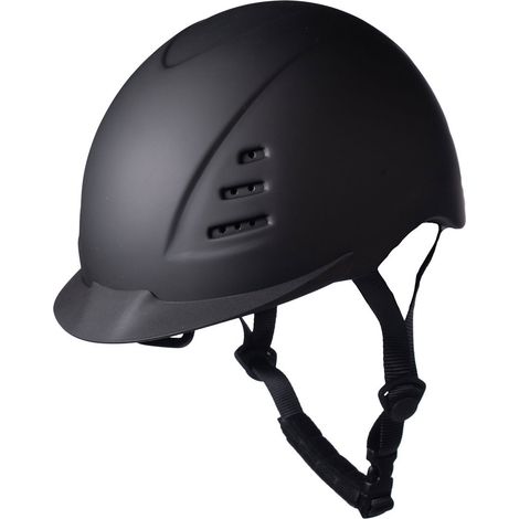 51-54 cm, nero: Casco da equitazione modello Kali uni con fori di ventilazione e imbottitura morbida