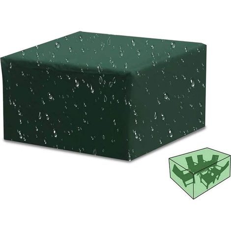 Housse de protection d'extérieurHousse de mobilier de jardin Oxford 210DVert210X140X70cm 210x140x70cm Tissu Vert (1/5)