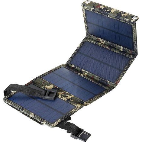 Panneau solaire portable, panneau solaire pliable, panneau de charge solaire, camouflage (1/5)