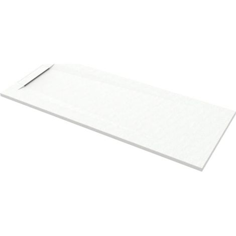 Piatto Doccia 70x170 Marmo Resina Slim H3 Rubino Vertical Bianco
