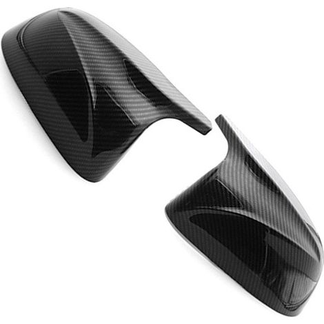 1 pair of side mirror covers compatible with BMW X3, X4 and X5 (G01, G02, G05). (1/5)