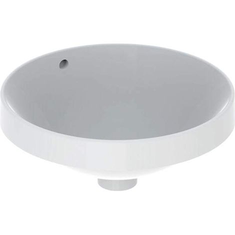 Geberit VariForm Einbauwaschtisch rund, 400mm, ohne Hahnloch, mit (1/5)
