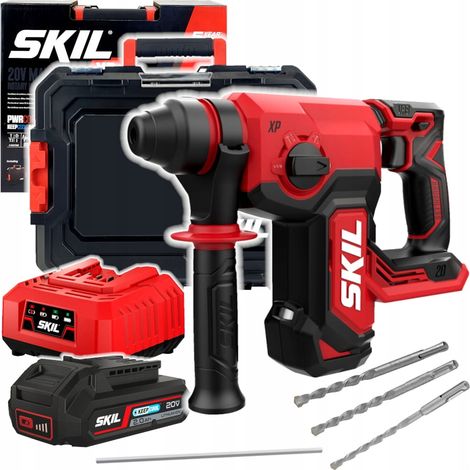 Skil 20V 3851 CA SDS-plus Akku-Bohrhammer 2.2J (Ohne Akku Karton)