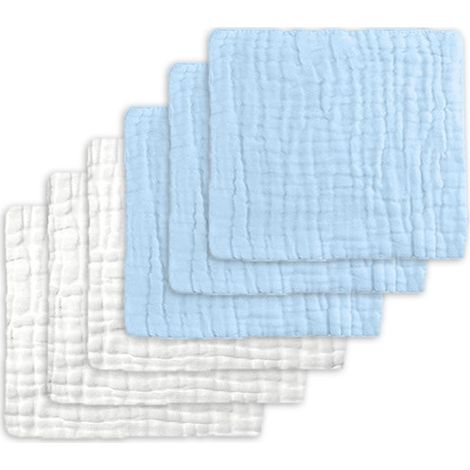 Mullwindeln – 100 % Bio-Baumwolle – Für Knieschoner und Windelwechsel – 6er-Pack (1/5)