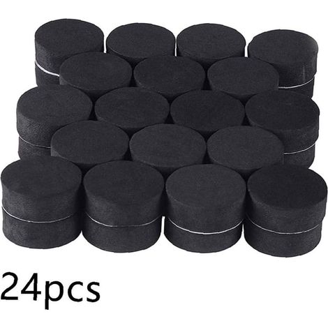 24 Pièces Pads De Fleur Invisible pour Jardin, Antidérapant Pied en Eva De Pot pour Surélever Les Plantes Intérieur Et Extérieur, Auto-Adhésif Tapis De Pot De Fleur De Mousse (1/5)