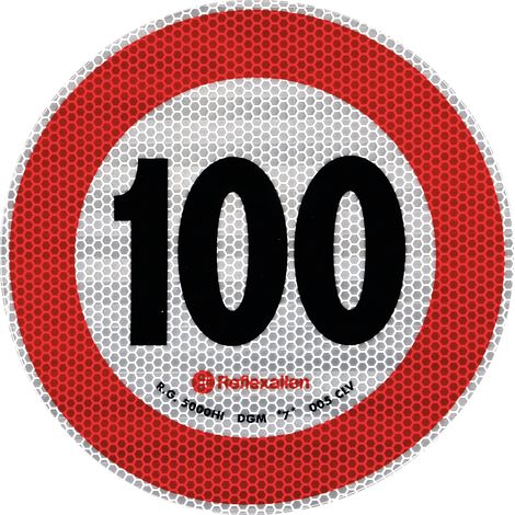 Contrassegno limite velocità - 100 Km/h (1/2)
