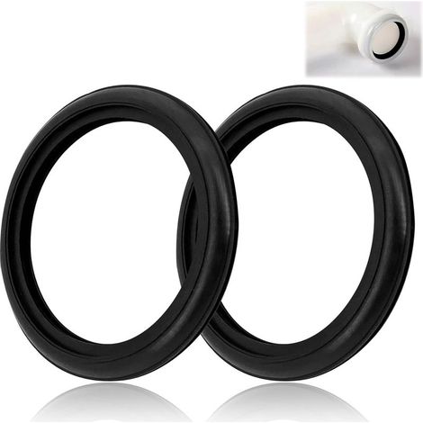 Guarnizioni per tubo di scarico della cassetta WC, 2 guarnizioni a labbro, compatibili con il ricambio 362.771.001, diametro esterno 55 mm, diametro interno 42 mm (1/5)