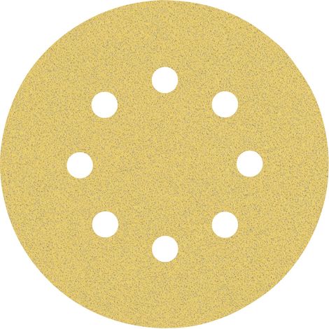 Bosch 50x Expert C470 Schleifpapier mit 8 Löchern 125 mm G 80 - 2608900910 (1/10)