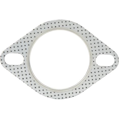 Joint d'échappement universel en acier perforé à 2 boulons pour tuyau de 2,5 po/63 mm, véhicule turbo