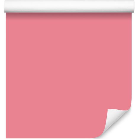 Carta da parati tinta unita color corallo, motivo corallo per soggiorno e camera da letto, 50x1000 cm (1/5)