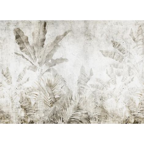 Papier peint intissé feuilles tropicales 375 x 270 cm