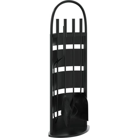 5 Piece Fireplace Tool Set 23x15x66 cm Steel vidaXL